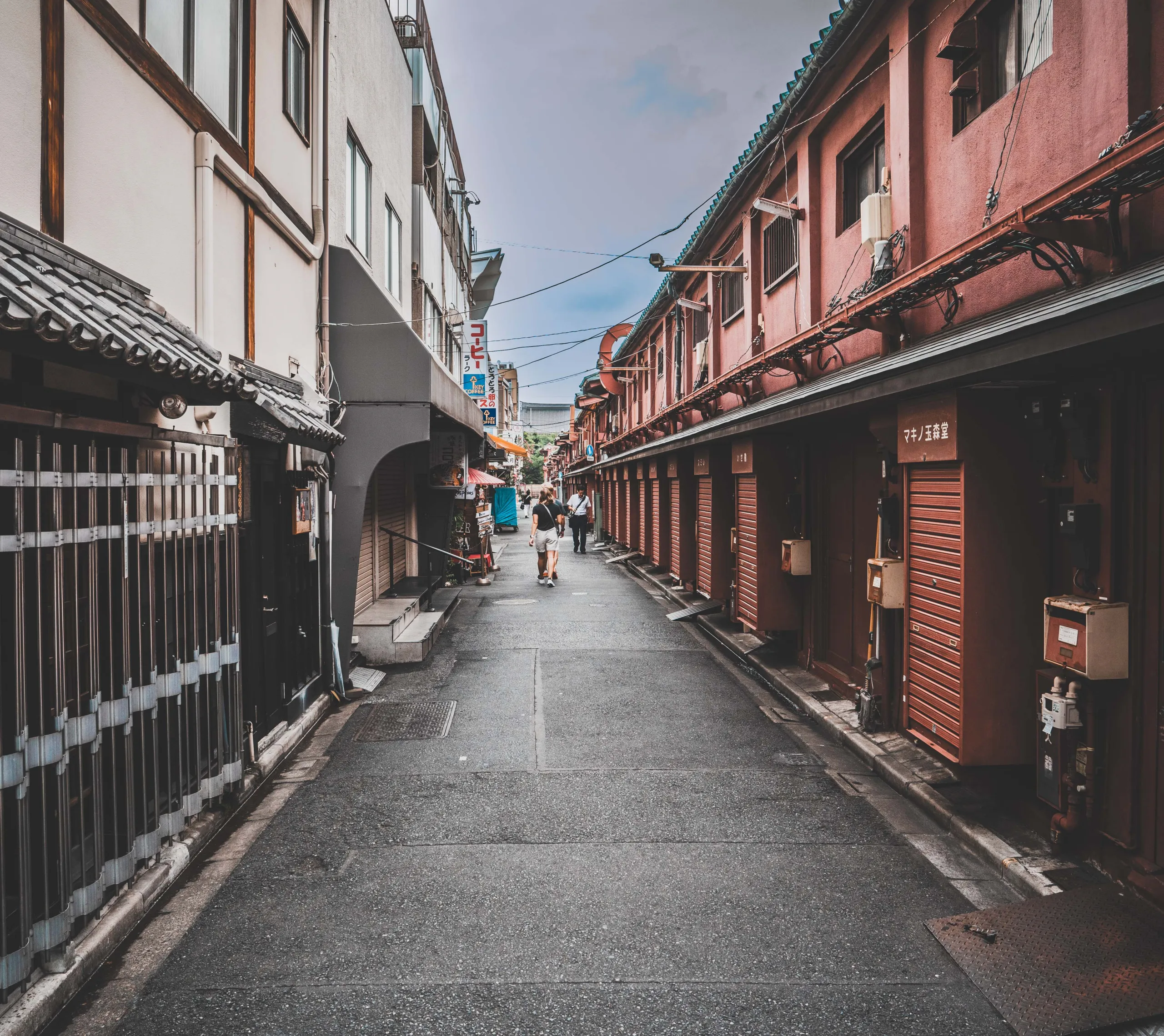 Colorful lanterns and signage in Chinatown, Yokohama, Japan 2023